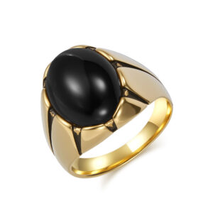 Golden black stone / 8#