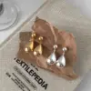 Wholesale 1 Pair Glam Water Droplets Plating Copper 18K Gold Plated Drop Earrings