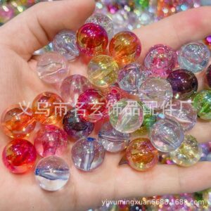 oly-e126107a20f09cd4ccd6c686a348404c Wholesale Colorful Sunshine Round Beads