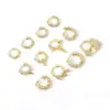 Wholesale Metal Plating Geometric Artificial Gemstones