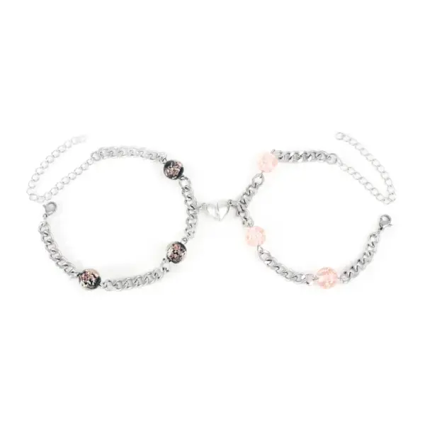 Novelty Geometric 304 Stainless Steel No Inlaid Bracelets In Bulk