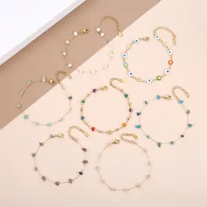 Classic Style Heart Shape Stainless Steel Irregular Knitting Bracelets