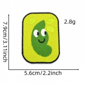 Green plant cloth stickers 21#