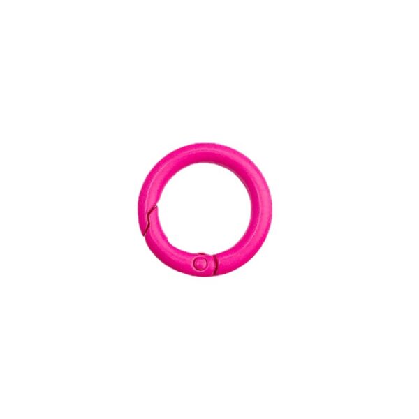 oly-e17458777cc03bc3484761b1ce7760fa Wholesale Yi Lian 25mm Spring Ring diy Jewelry Aessories Candy Color Baking Paint Open Ring Hardware Keychain Aessories