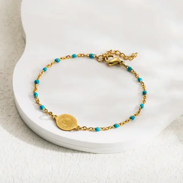 Ethnic Style Virgin Mary 304 Stainless Steel Stainless Steel Bracelets In Bulk