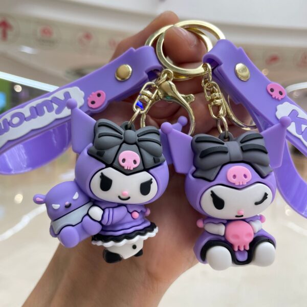 Wholesale Sanrio Kulomi Keychain Book Pendant Cute Doll Couple Gift Car Key Chain Hanging Small Gift