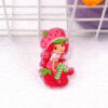 oly-e1948c353a5362ac7fc52678a3d52712 Wholesale Cross-Border New Loose Powder Cartoon Girl Cute Strawberry Rabbit Bag Accessories Acrylic Cute DIY Patch Accessories