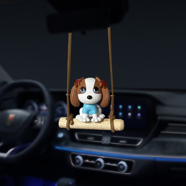 Wholesale Car Swing Puppy Car Rearview Mirror Decorative Pendant