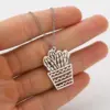 Wholesale Jewelry Fashion Cactus 201 Stainless Steel 18K Gold Plated Plating Stainless Steel Necklaces