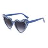 Wholesale Trendy Large Frame Love Diamond-encrusted Sunglasses Men's and Women's Personality Decoration Sun Glasses