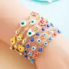 Fashion New Copper Gold-plated ipping Oil Devil's Eye Bracelet
