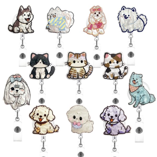 oly-e1bb11d5789efbbb17d6e5915b9e2608 Wholesale Acrylic Cute Cute Cats, Children, Dogs, Animals, Easy Pull-up Buckle, Easy Pull-up Doctor, Nurse, Telescopic Badge Clip
