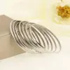 Wholesale Ion Plating (IP) 18K Gold Plated Solid Color 304 Stainless Steel Simple Style Waterproof Non Tarnish 304 Stainless Steel Bangle
