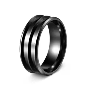 8mm Black Double Slot / 8