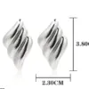 Wholesale Hawaiian Shiny Solid Color 304 Stainless Steel Ear Studs