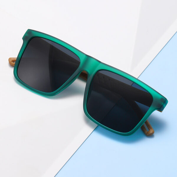 Wholesale New Retro Anti-Uv Bamboo Sunglasses Men's Trendyy Versatile Sunglasses Cross-Border Fashion Sunglasses