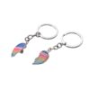 oly-e209116d23eb9e992ecb54a1dcfee4d6 Wholesale Good friend fashion rainbow with gold wder splicing heart magnetic necklace