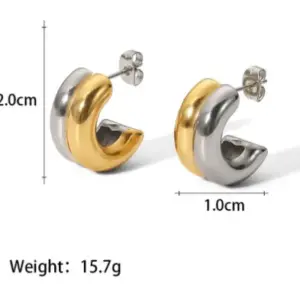 Ear Studs TE6585-M / 18K Gold