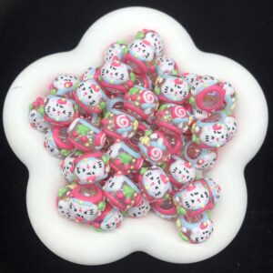 Wholesale Transparent round bead cartoon bead