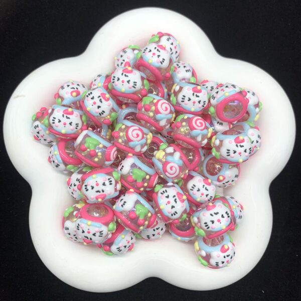 Wholesale Transparent round bead cartoon bead