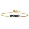 Elegant Letter Stainless Steel Bracelets In Bulk