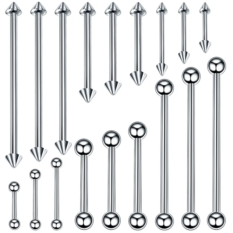 Wholesale Fashion Contion Stainless Steel Plating Ear Studs Tongue Nail