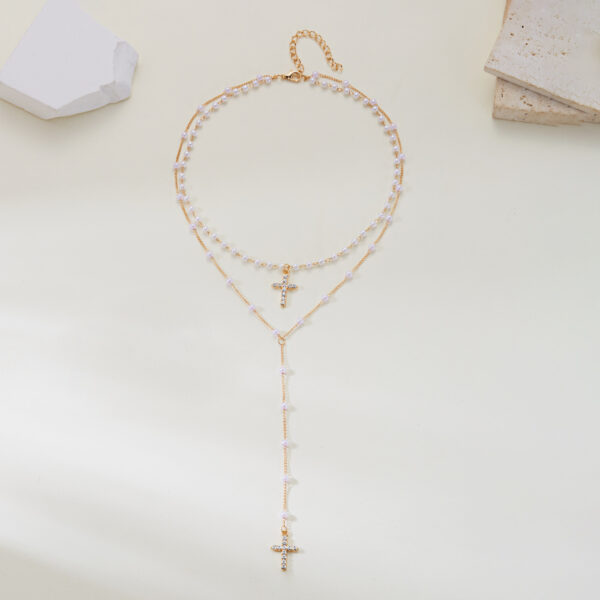 Wholesale Blue Eyes Evil Eye Necklace Three-Piece Set for Women