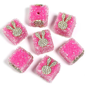 Rabbit - Rose Red / 17mm