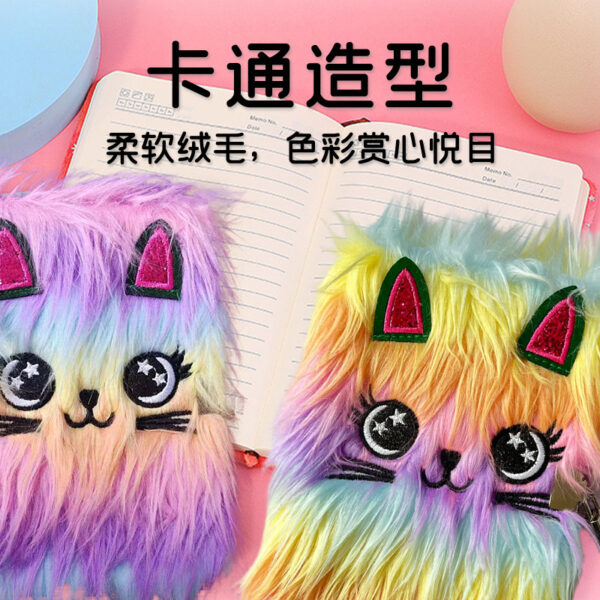 Wholesale Cute Cat Lockable High-Value Hand Ledger Notebook