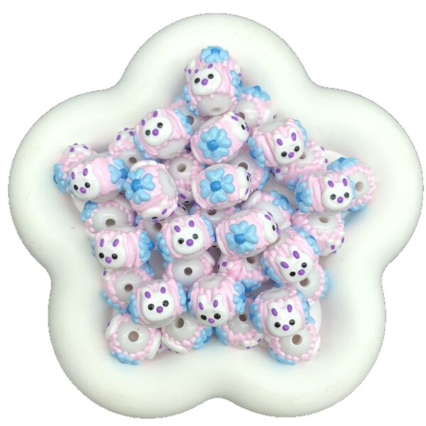 Wholesale Color collision round beads scattered bead beads