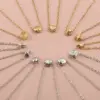 Wholesale Summer Beach Vacation Shell Starfish Design Stainless Steel Necklace Women's Fashion Clavicle Chain Ocean Series Jewelry