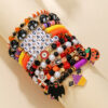 Wholesale Halloween Bracelet Beaded Funny Spider Bat Pendant Ghost Festival Ghost Bracelet