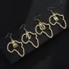 Water Plating 18K Gold Plated Geometric 201 Stainless Steel Fashion Earrings