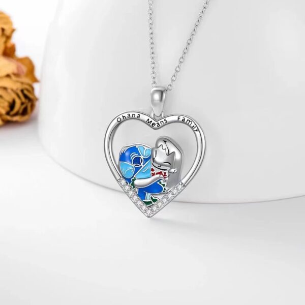 Wholesale Cartoon Cute Bear and Little Girl Friendship Necklace