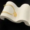 Wholesale Fashion Solid Color 304 Stainless Steel 16K Gold Plated White Gold Plated Gold Plated Stainless Steel Bracelets In Bulk