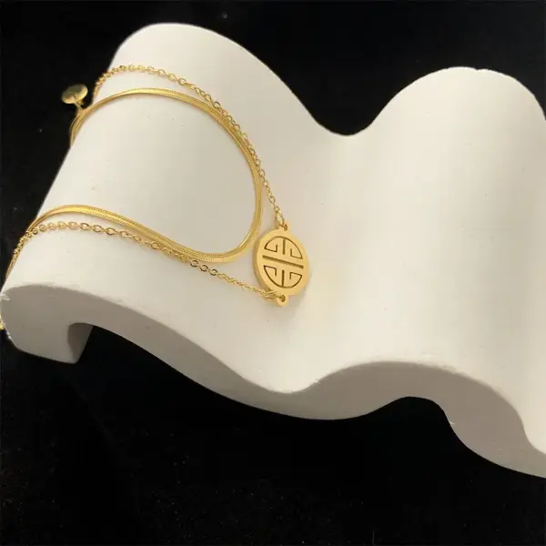 Wholesale Fashion Solid Color 304 Stainless Steel 16K Gold Plated White Gold Plated Gold Plated Stainless Steel Bracelets In Bulk