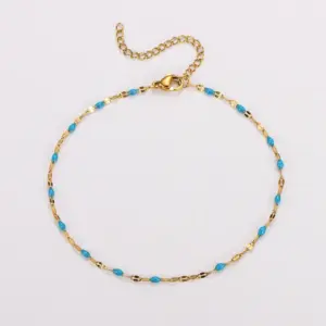Lake Blue / Lip chain