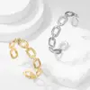 Wholesale Simple Style 304 Stainless Steel 18K Gold Plated Stainless Steel Bracelets In Bulk
