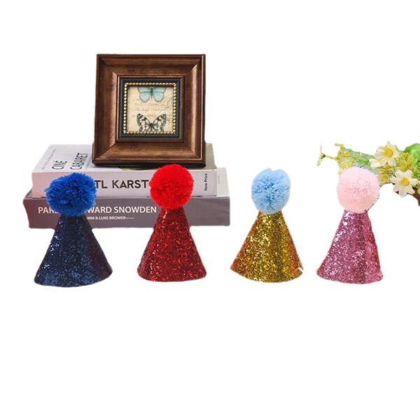 Wholesale children's pet birthday bow tie birthday hat suit teddy dog cat bow party new Handmade