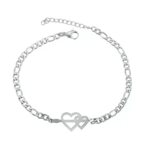 2 Hearts (Steel Color)