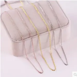 Wholesale PVD Coated Real Gold Plated 18K Gold Heart 304 Stainless Steel Titanium Steel Fashion Waterproof Non Tarnish 304 Stainless Steel Titanium Steel Necklace