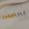 Wholesale PVD Coated Real Gold Plated 18K Gold Bow Knot 304 Stainless Steel Vacation Simple Style Waterproof Non Tarnish Ear Studs
