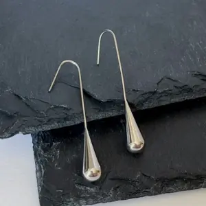 Sd108 Silver Water Drop Ear Hook