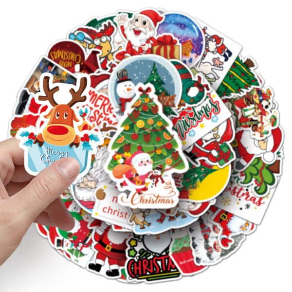Wholesale 50pcs/pack Christmas Graffiti Stickers Stickers