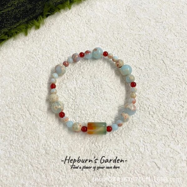 Wholesale Zhizhi Liansheng Retro New Chinoiserie Simple I Original Bracelet Cool Style Ancient Style Forest Style Fresh Literary Style