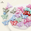 oly-e2a245eba5e0f2d210ea2bc5ab26e21b Wholesale In stock silicone beads new epoxy butterfly loose beads baby teether anti-drop chain accessories DIY beads