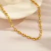 Wholesale Double-Layer Choker Titanium Steel Necklace Three-Layer Blade Chain Snake Bones Chain Stainless Steel Jewelry Summer Non-Fading Female