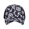Wholesale European and American Cross-Border Baseball Cap with nytail Opening for Women, Anchor Design, Sun Protection, Breathable Mesh Cap B1183