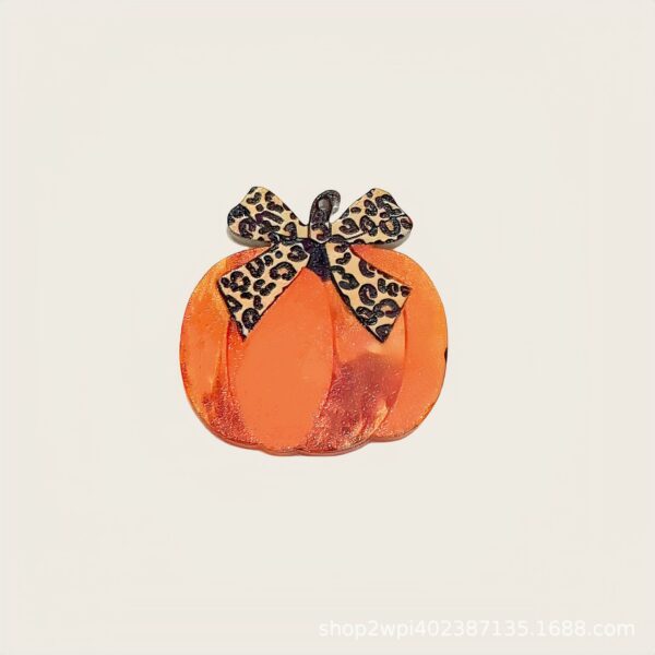 oly-e2b7847cf44ee23804f6924ccf9c52b9 Wholesale Acrylic leopard print pumpkin accessories DIY crafts jewelry Acrylic Flatback