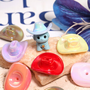 Wholesale Acrylic Western Cowboy Hat Perforated Beaded Hat